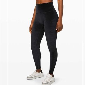 Lululemon Wunder Lounge High-Rise Tight *Velvet in Black